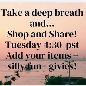 Live Notice!l Like this listing2be notified of lives!join the fun! All NWT!